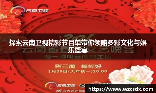 探索云南卫视精彩节目单带你领略多彩文化与娱乐盛宴